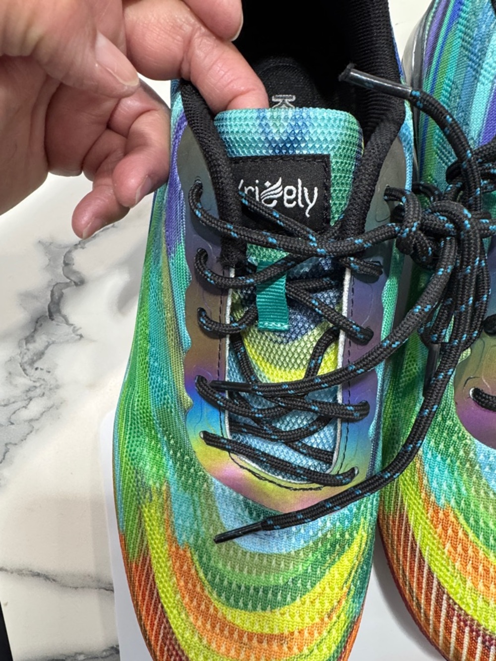 Salomon Multicolor Rainbow Knit Running Shoes
